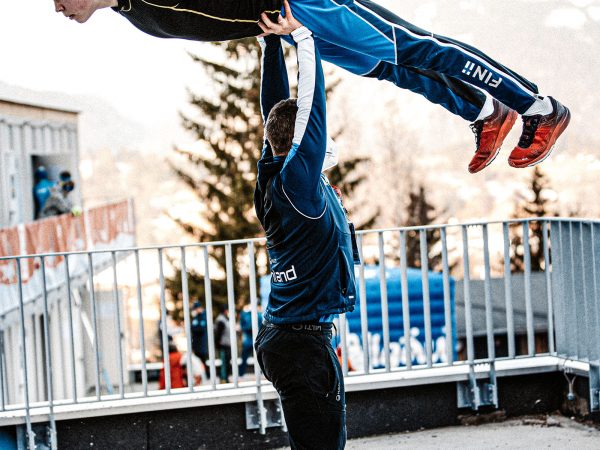 falko krismayr network marketing expert is doing a trick on a skateboard.